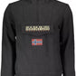 Black Cotton Men Sweater