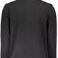 Black Cotton Men Sweater