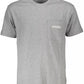 Gray Cotton Men T-Shirt
