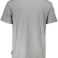 Gray Cotton Men T-Shirt