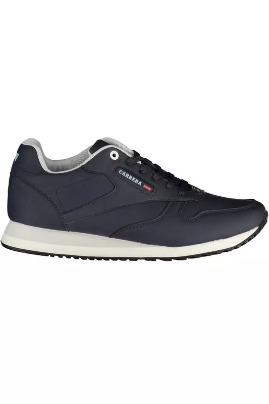 Blue Polyethylene Men Sneaker
