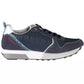 Blue Eco Leather Men Sneaker