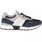 Blue Eco Leather Men Sneaker