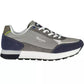 Gray Eco Leather Men Sneaker