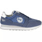 Blue Eco Leather Men Sneaker