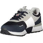 Blue Eco Leather Men Sneaker