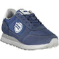 Blue Eco Leather Men Sneaker