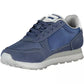 Blue Eco Leather Men Sneaker