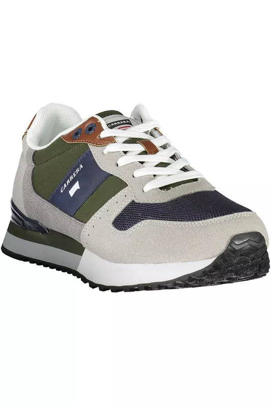 Gray Polyethylene Men Sneaker