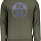 Green Cotton Men Sweater