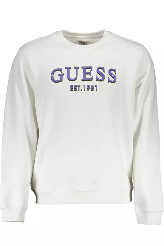 White Cotton Men Sweater