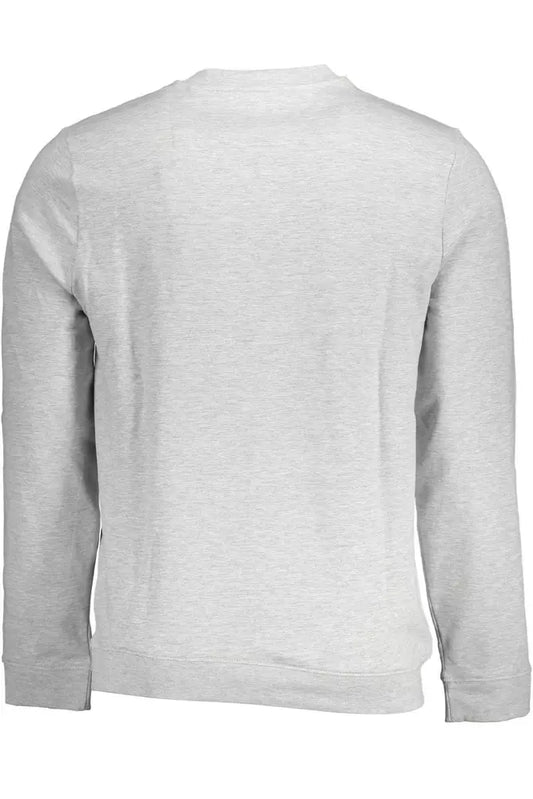 Gray Cotton Men Sweater