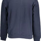 Blue Cotton Men Sweater