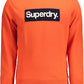 Orange Cotton Men Sweater