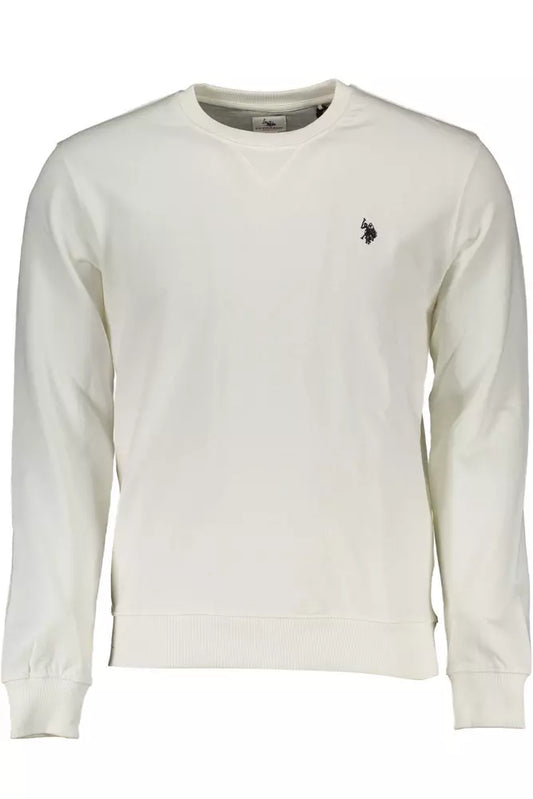 White Cotton Men Sweater