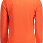 Orange Cotton Men Sweater
