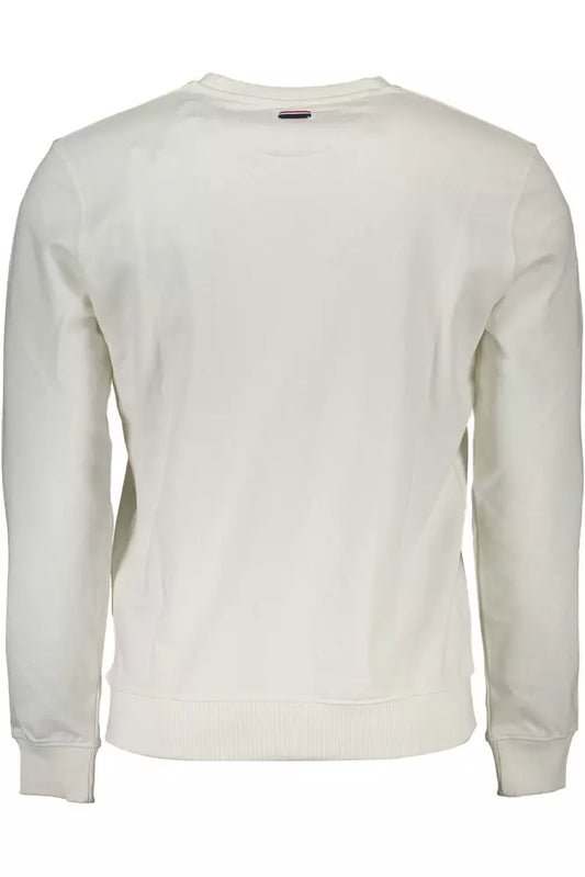 White Cotton Men Sweater
