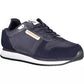 Blue Polyester Men Sneaker
