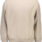 Beige Cotton Men Sweater