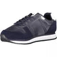 Blue Polyester Men Sneaker