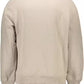Beige Cotton Men Sweater
