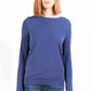 Blue Viscose Women Top
