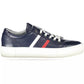 Blue Leather Men Sneaker