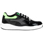 Black Fabric Men Sneaker