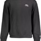 Black Cotton Men Sweater