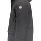 Black Polyester Men Parka