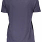 Blue Viscose Women Top