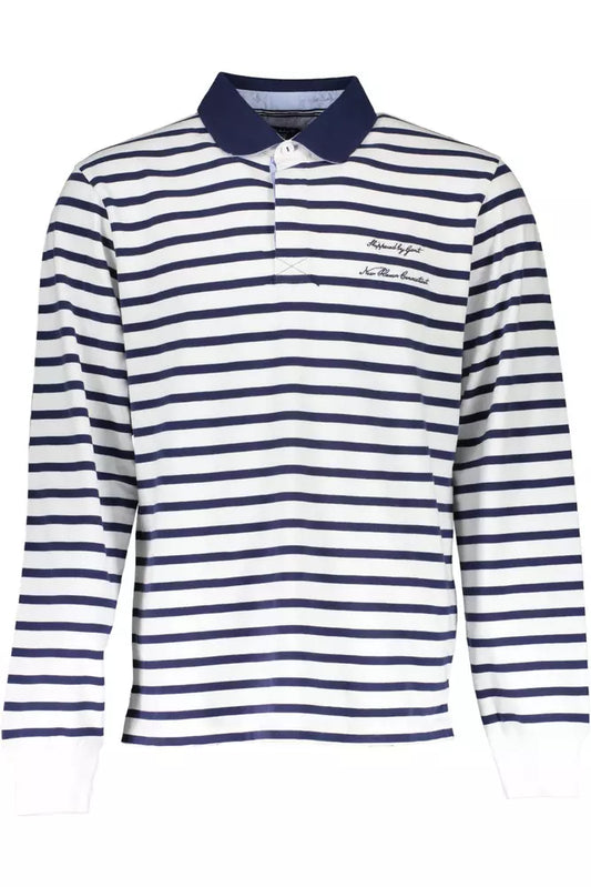 White Cotton Men Polo