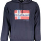 Blue Cotton Men Sweater