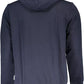 Blue Cotton Men Sweater