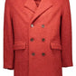 Red Wool Men Jacket