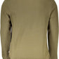 Green Cotton Men Sweater