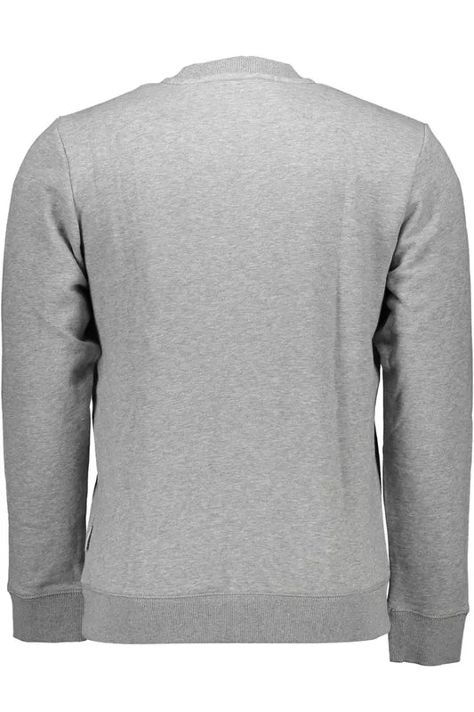Gray Cotton Men Sweater