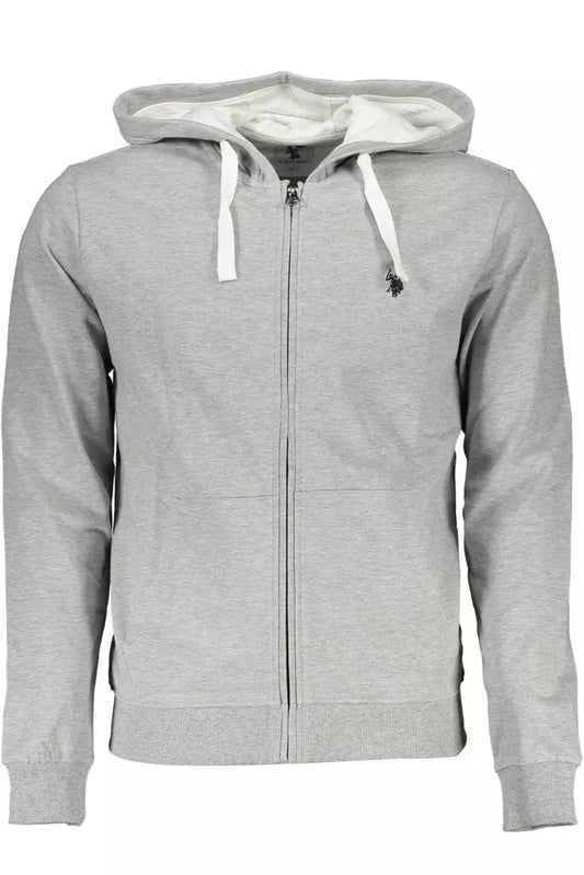 Gray Cotton Men Sweater