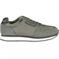 Green Polyester Men Sneaker