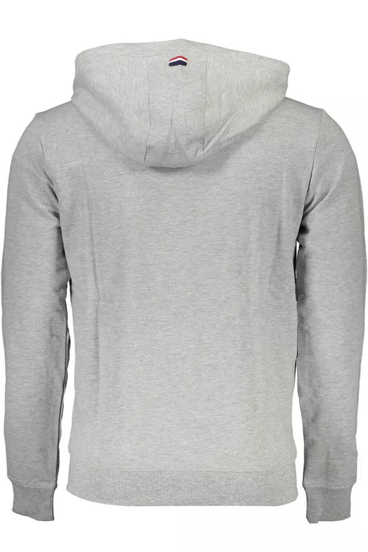 Gray Cotton Men Sweater