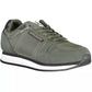 Green Polyester Men Sneaker