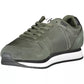 Green Polyester Men Sneaker