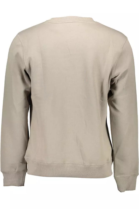 Gray Cotton Men Sweater