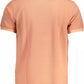Pink Cotton Men Polo