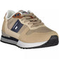 Beige Eco Leather Men Sneaker