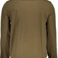 Green Cotton Men Sweater