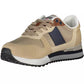 Beige Eco Leather Men Sneaker