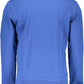 Blue Cotton Men Sweater