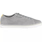 Gray Leather Men Sneaker