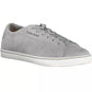 Gray Leather Men Sneaker